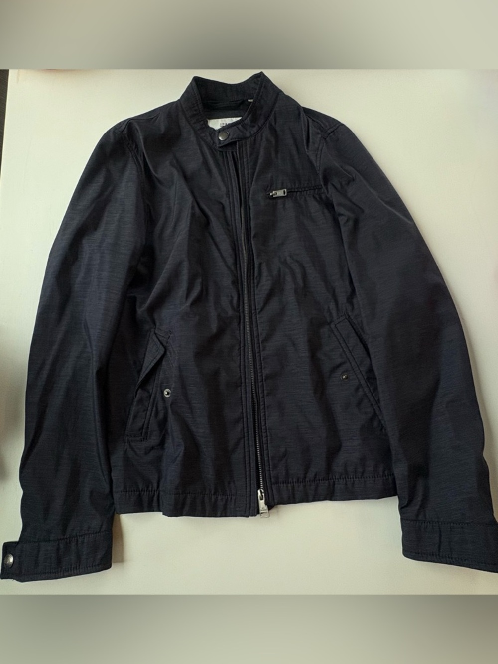 Ben Sherman Navy Blue Lightweight Zip Jacket